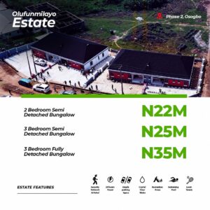 OLUFUNMILAYO ESTATE BUNGALOWS OSOGBO