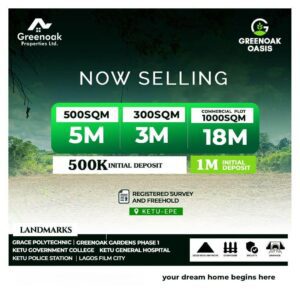 GREENOAK OASIS ESTATE KETU EPE