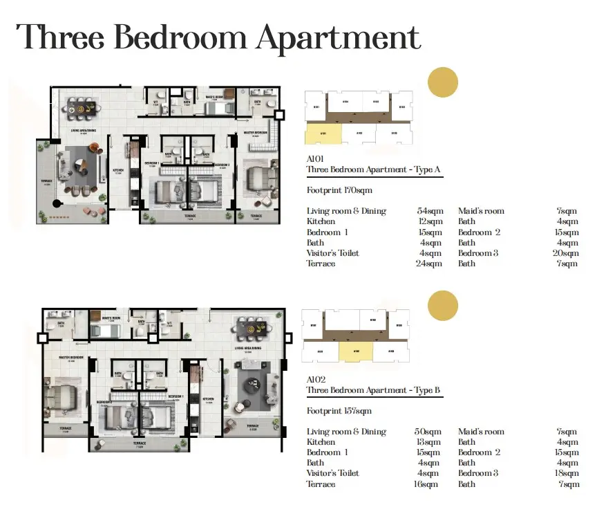 A and A TOWER EKO ATLANTIC CITY 3 BEDROOM FLOOR PLAN