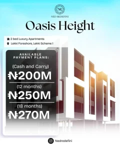 OASIS HEIGHTS LEKKI FORESHORE BY VCH