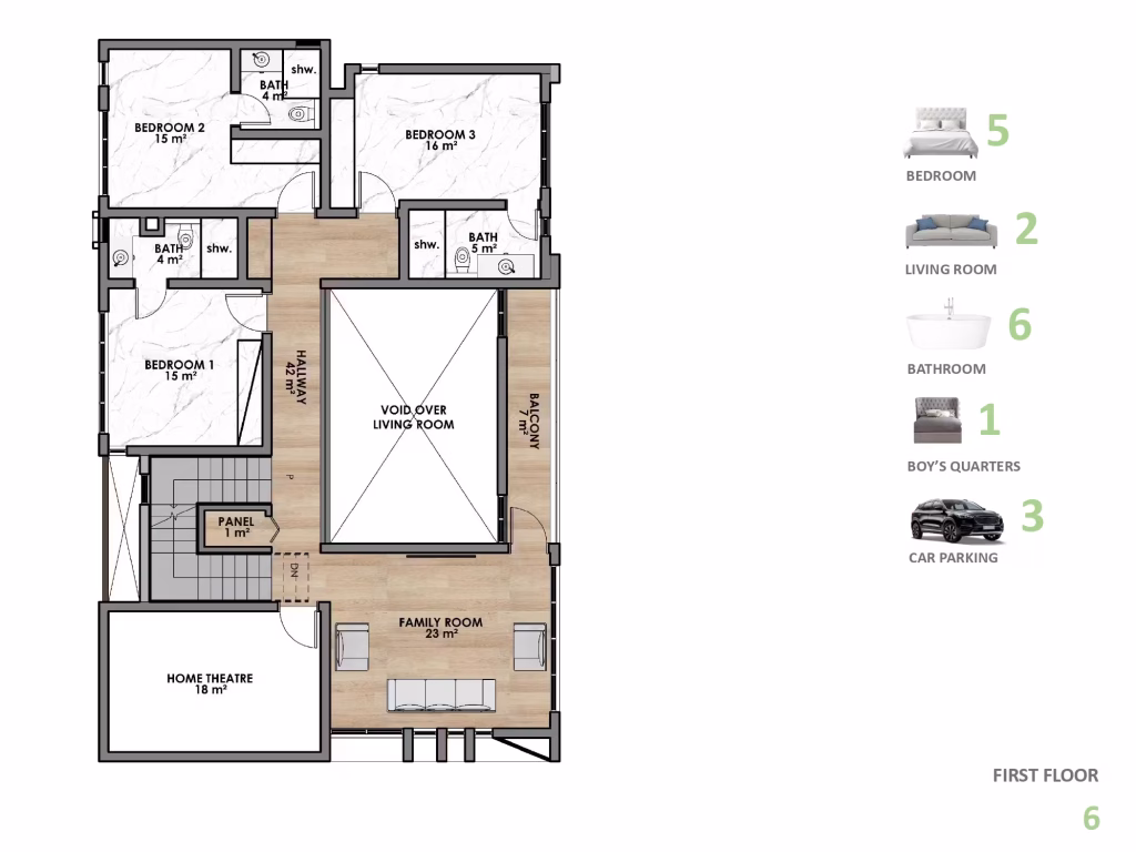 Victoria Garth Castle First Floor Plan