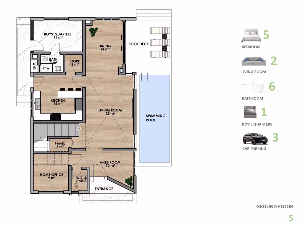 Victoria Garth Castle Ground Floor Plan