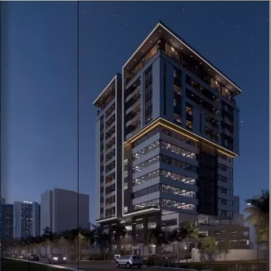 Exterior view of SOL by Elara smart tower at No. 8 Violet Yough Close Victoria Island Lagos