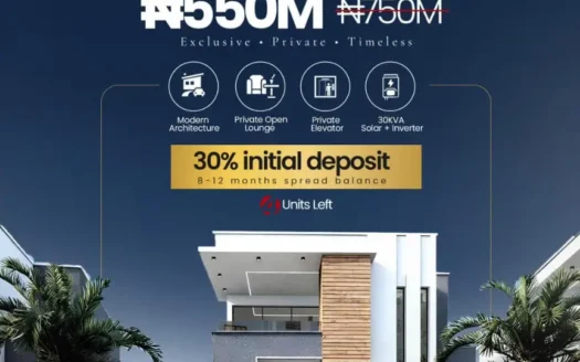 Midas Villas Maitama Abuja — Ultra Luxury5 Bedroom  Duplex.